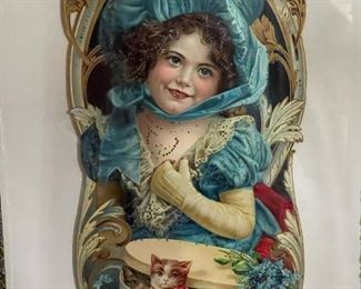 1909 Hanlontown Iowa Citizens' Savings Bank Framed Calendar