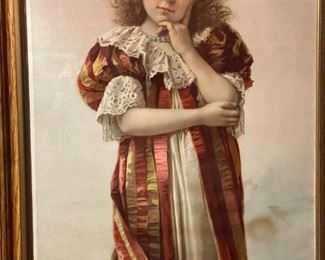 "Meditation" Framed Lithograph