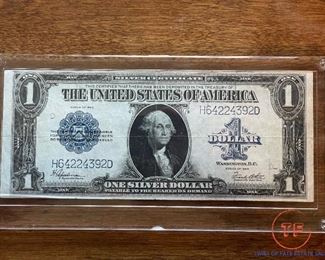 1923 Horse Blanket $1 Silver Certificate