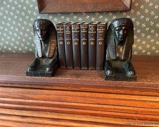 Vintage HIRSH Sphinx Bookends