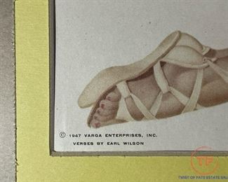 1948 VARGA Calendar Girl Pin Ups