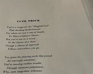 1941 VARGA "Cute Trick" Framed Pin Up Girl