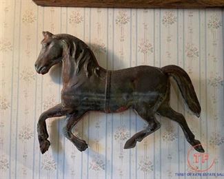 Weathervane Metal Horse