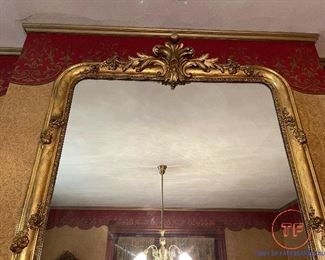 Very Large Gold Gilt Framed Mirror