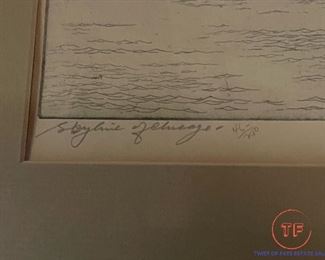 Original Signed Etching by S Chester Danforth