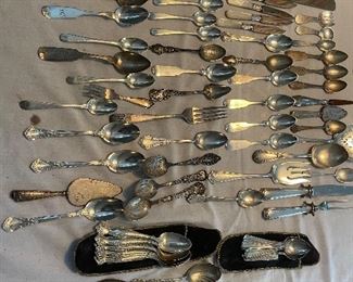 Sterling and Coin Silver flatware
