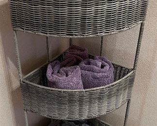 Corner Storage Wicker 