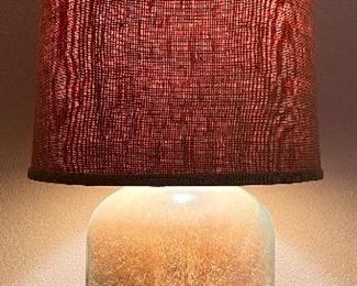 1970's Terrarium Jug Table Lamp