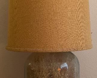 1970's Terrarium Jug Table Lamp