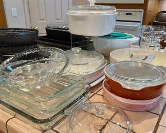 Assorted Kitchenwares, Pyrex, Corning