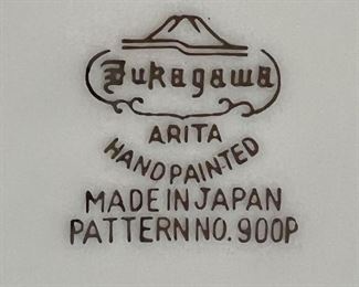Place Settings for 12 +++                                                 
Fukagawa Arita Handpainted Made in Japan           Pattern 990P