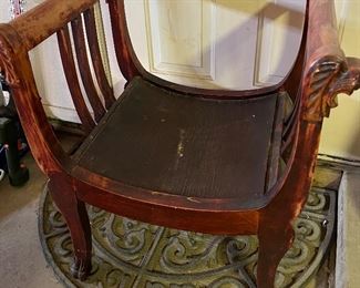 Vintage Curule Bench