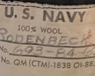 Authentic Naval Peacoat