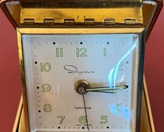 Ingraham Travel Clock