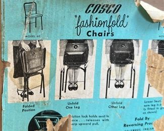 Cosco Fashion Fold Chairs pair