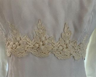 1960 Wedding Gown w Detachable Train and Veil