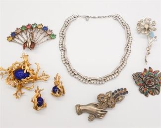 Vintage Jewelry Lot incl Trifari, Saks 5th Ave, Orig Boxes