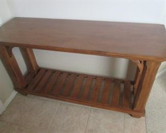 Console Table, 54" X 18" X 28"