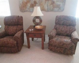 2-La-Z-Boy Recliner Rockers, Matching