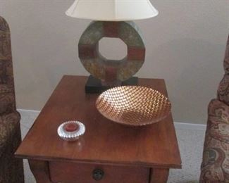 2-End Tables, 28" X 24" X 25"