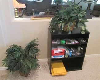 Shelving Unit & Assorted Greenery