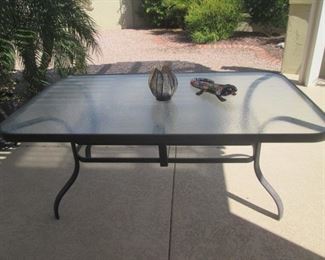 Patio Table, 72" X 42" X 29"