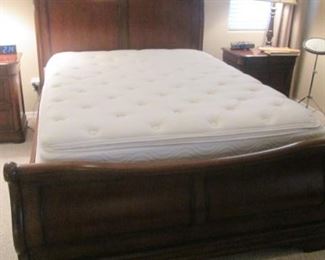 Queen Sleigh Bed, 64" X 99"