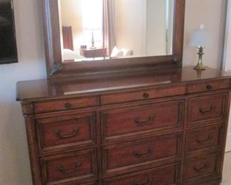 Dresser, 66" X 20" X 40", Mirror, 47" X 36"