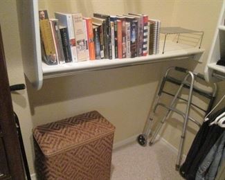 Walker, Hamper, Books