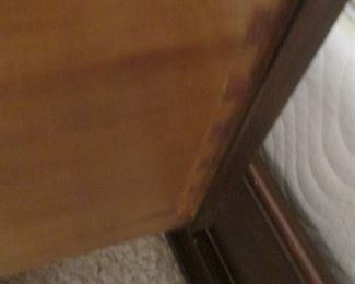 Side of Drawer, Tongue & Groove Construction