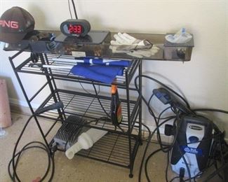 Golf Mementoes, Metal  Shelving