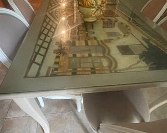 Gorgeous hand made mosaic table from Jordan