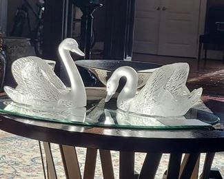 $9500 Excellent Condition Lalique Swans and Mirror Please text or call 7032689529 or email Tysonsjewelry@yahoo.com for inquiries. Stop by Tysons Jewelry at 8373 Leesburg Pike #12 today! Also, visit our website Tysonsjewelry.net