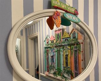 The mirror is the only item for sale in this picture.