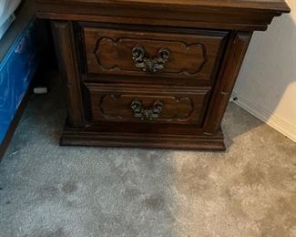Nightstand with two drawers