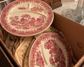 11 vintage divided plates - made in Japan