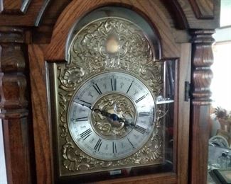 Grandmother Clock. Needs cleaning.