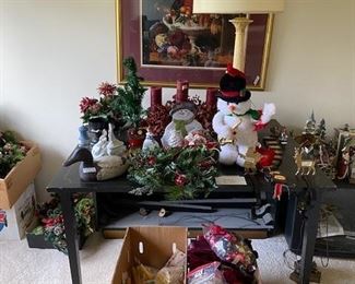 Christmas, Vintage Foldaway Table