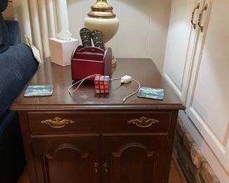 End Table: 26"w 26"d 23"t                                                                          $60.00