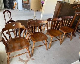 Solid wood chairs      $10.00 each