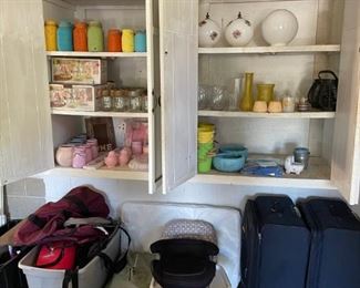 Baby Booster seat, luggage, Pack and Play, Party decor, globes. etclp