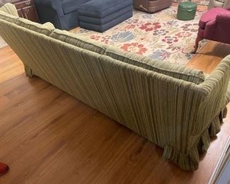 Large two toned green sofa
$150.00