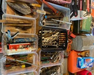C clamps, painting tools and more