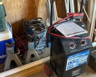 Jack stands, welder
Sold: battery charger 