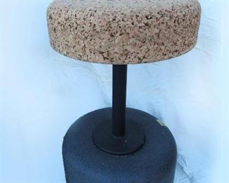 #3 WIID CORK STEEL & CONCRETE COUNTER STOOL             (3 available )