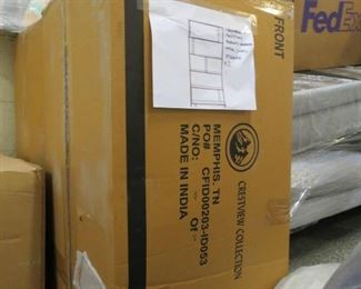 #8  CVFNR5002 Berkley Narrow Metal and Glass Etagere 