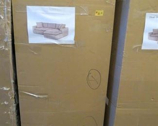 #12           #CKEN-123-002, PLUME TWO-PIECE  SECTIONAL - RIGHT ARM FACING      (2)