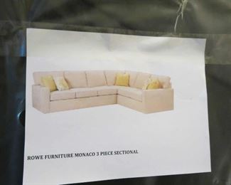 #32    ROWE- D182-LSE MONACO LEFT SEATED 2 SEAT END