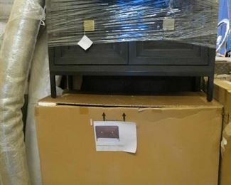 #43       #24916, AIKEN 2 DOOR CABINET    (X2)