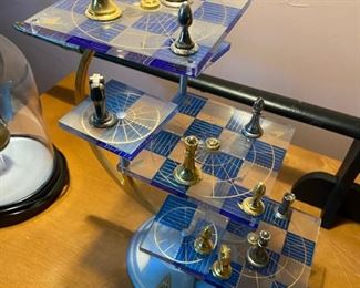 Yup the 1964 3D Star Trek chess set--complete.